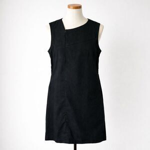 nau Dress Size Large Sleeveless Asymmetric Neckline Organic Cotton Women's